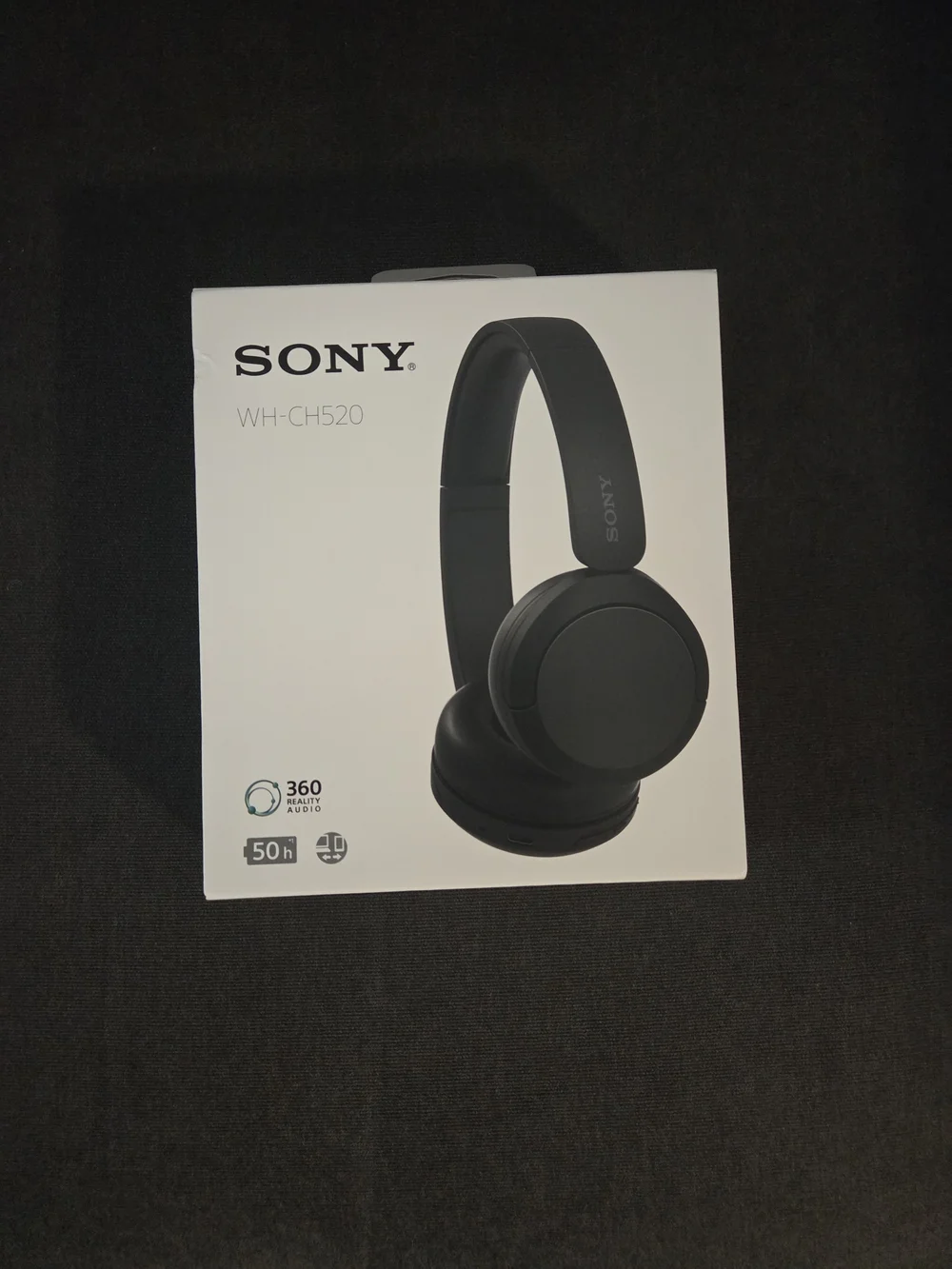 Sony WH-CH520 Wireless On-Ear Headphones - Black